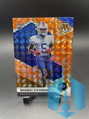2021 Panini Mosaic Marquez Stevenson Orange Reactive Mosaic Prizm RC Bills #390